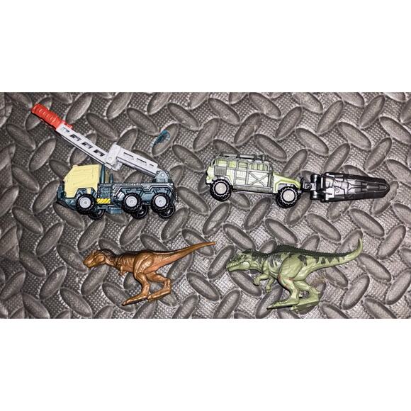 Jurassic World matchbox vehicles figures dinosaurs - Picture 2 of 2